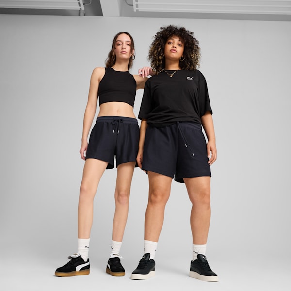 Premium Essentials A-Line Women's 4" Jacquard Shorts, New Navy, extralarge